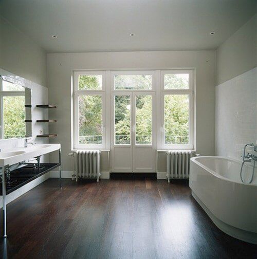 Glass Windows in Bathroom — Windows in Oklahoma City, OK Glass Windows in Bathroom — Windows in Oklahoma City, OK