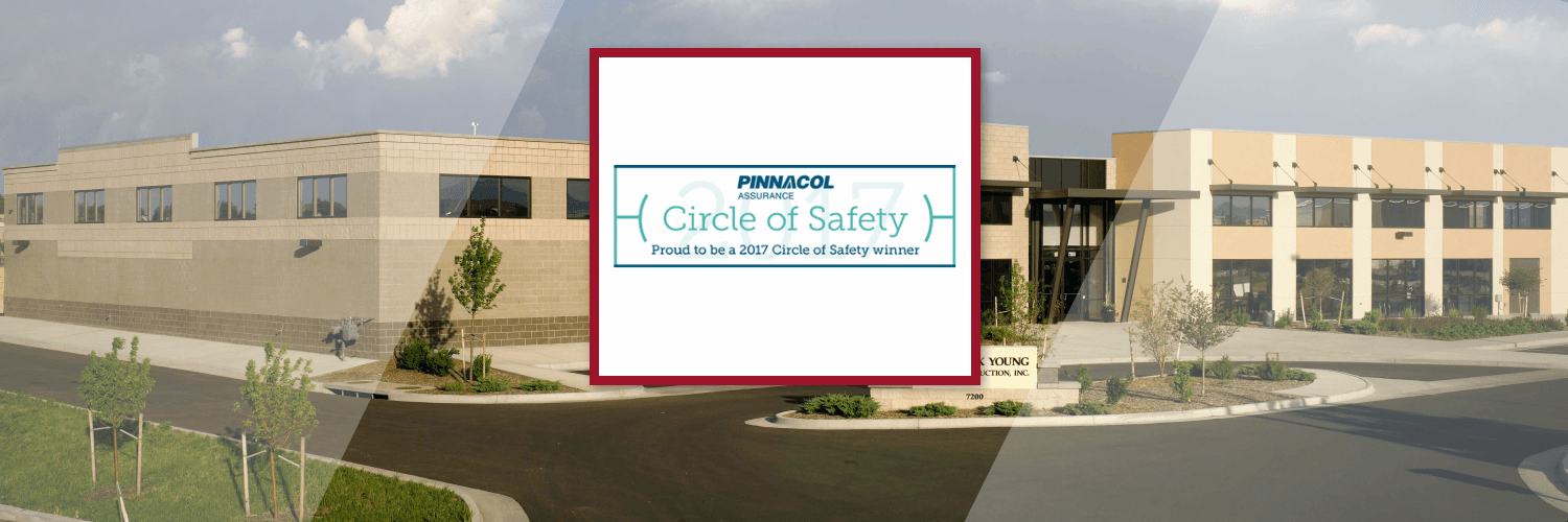 Circle of Safety Award at the Top Gold Level (top 1% of more than 55,000 Colorado businesses) - Pinnacol Assurance 2017