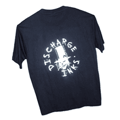 Maglietta con stampa serigrafica - Discharge