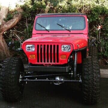 Front View of Off Road Car Parked Outside — Auto Repair in Cotati, CA