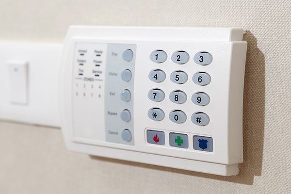 una pulsantiera di un dispositivo di sicurezza