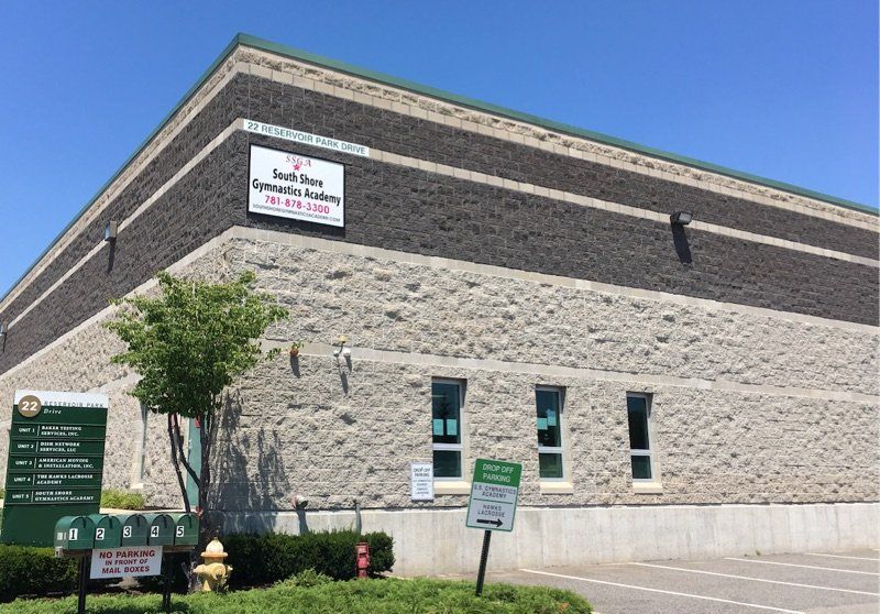 Building with sign reading 
