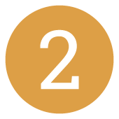 The number two is in a circle on a white background.