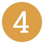 The number four is in a circle on a white background.