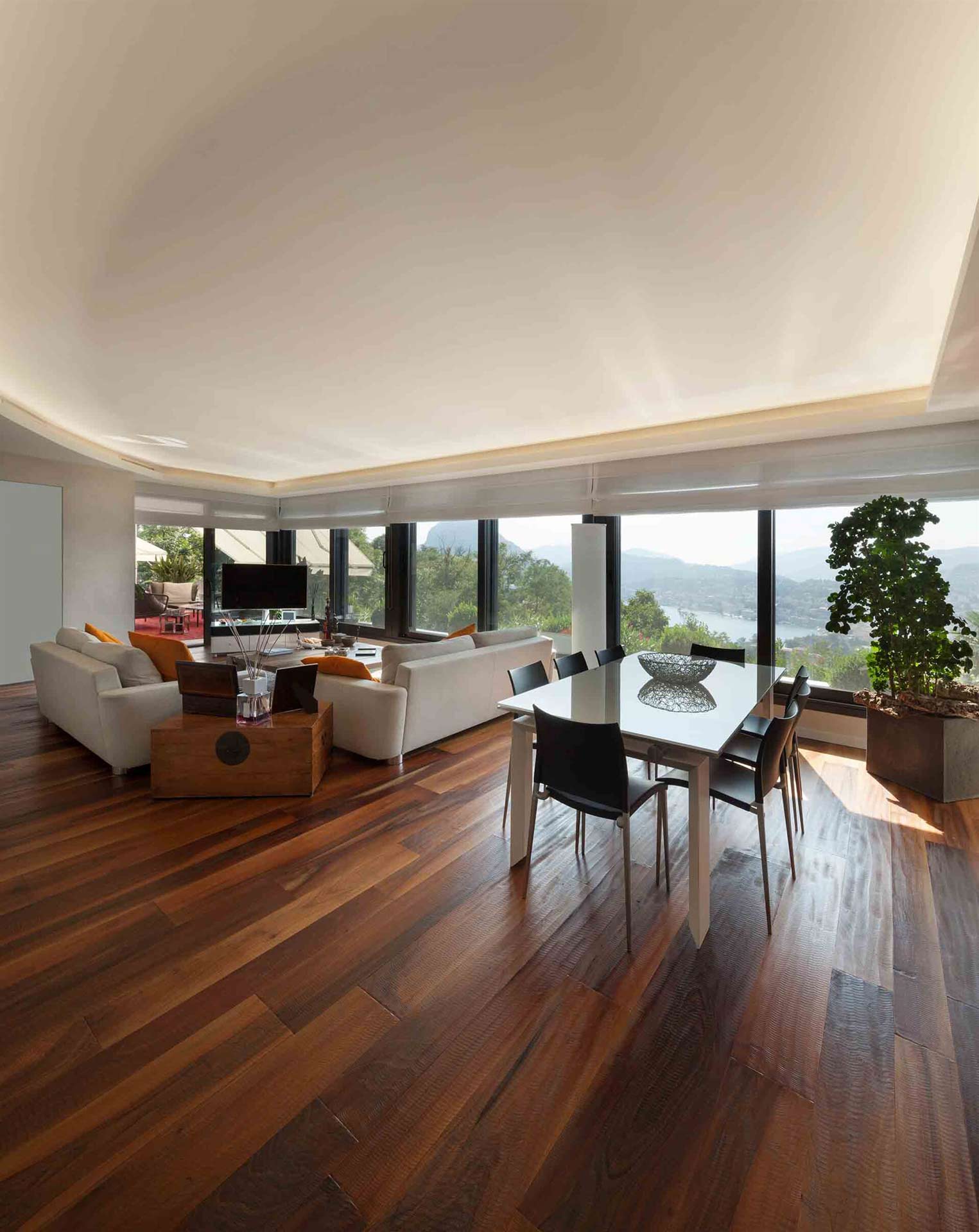 Wide Modern Living Room — Floor Installation in Bundaberg, QLD