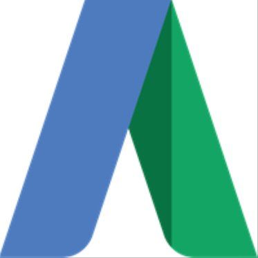A blue and green letter a on a white background.
