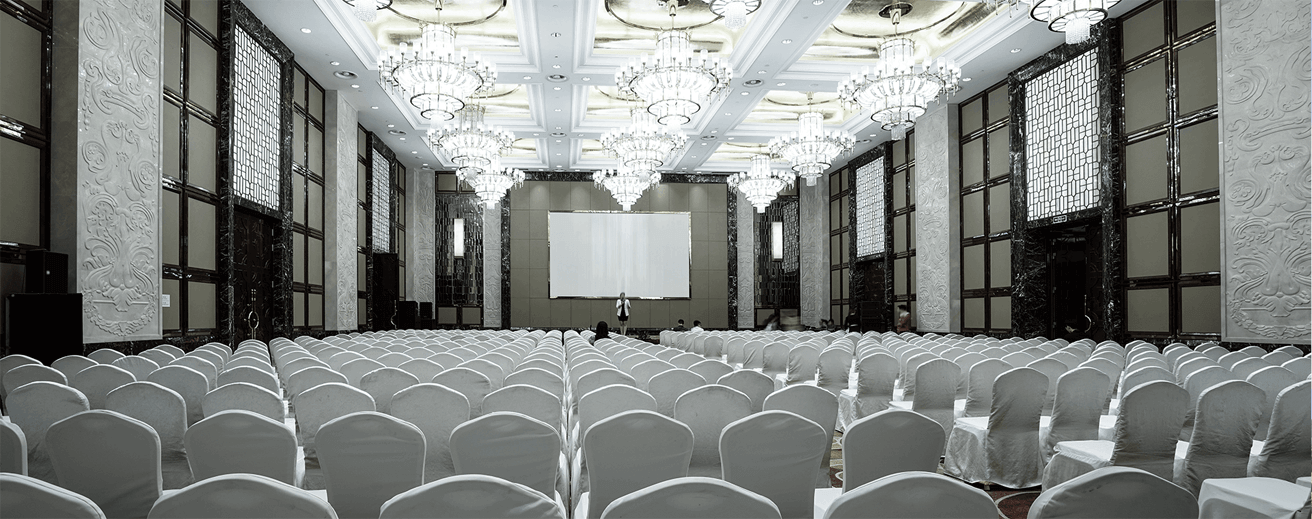 conference room black white