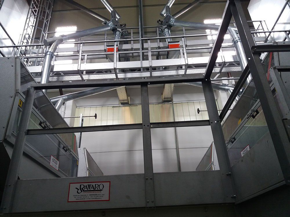 interno capannone industriale alimentare