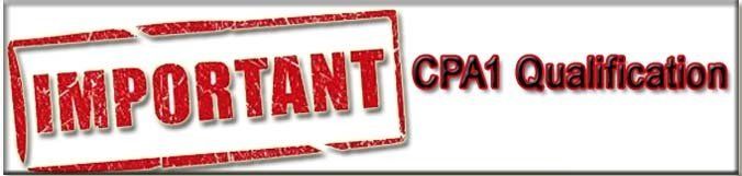 A red stamp that says important cpa1 qualification