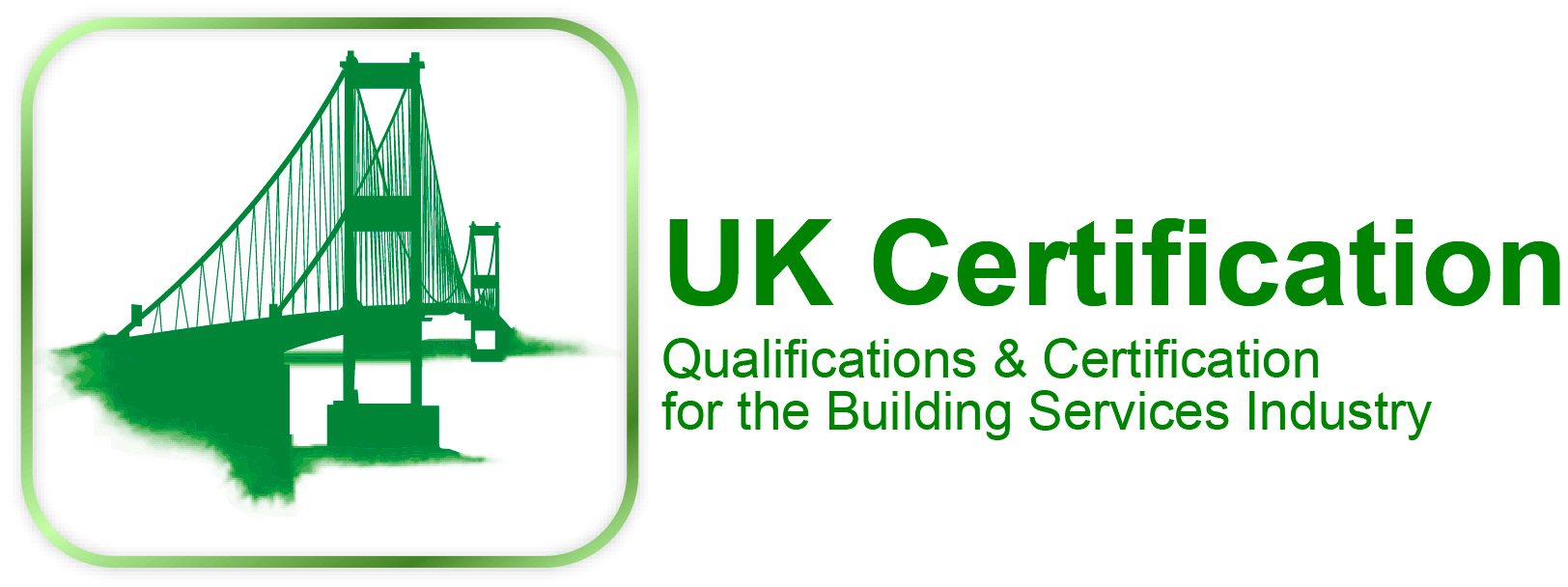 The logo for uk certification qualifications and certification for the building services industry