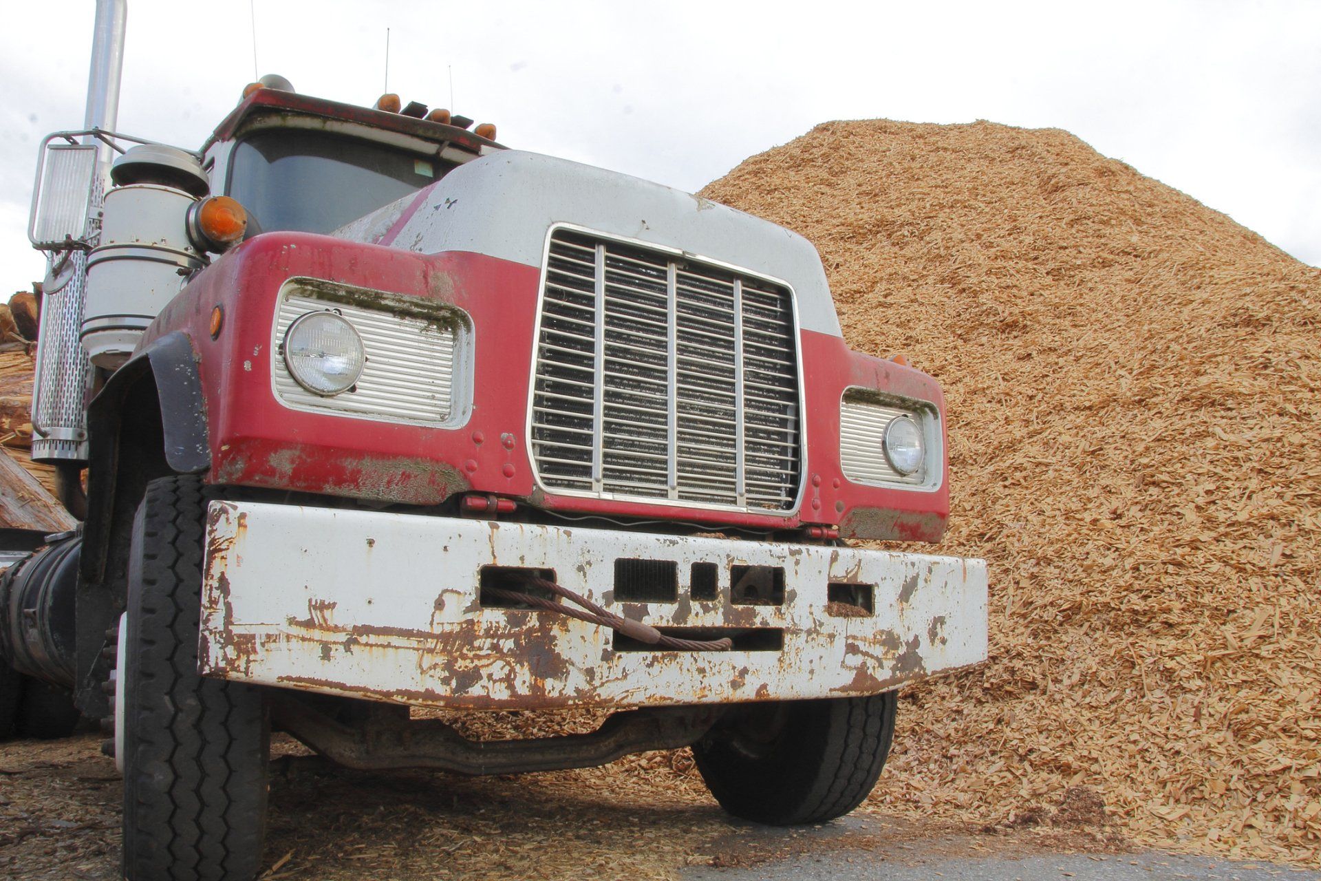 Mulch Delivery — Industrial Dump Truck in Longwood, FL Mulch Delivery — Industrial Dump Truck in Longwood, FL