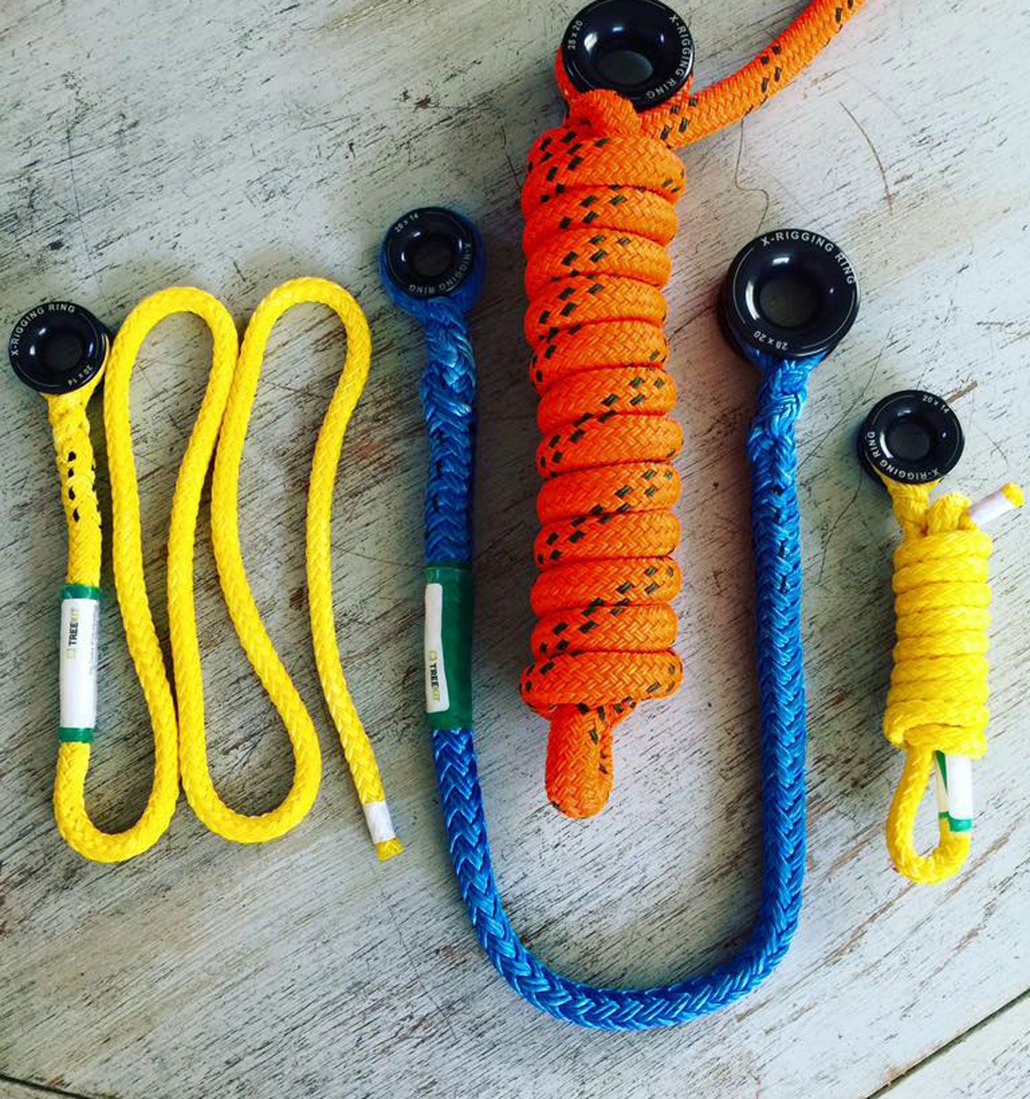 climbing ropes