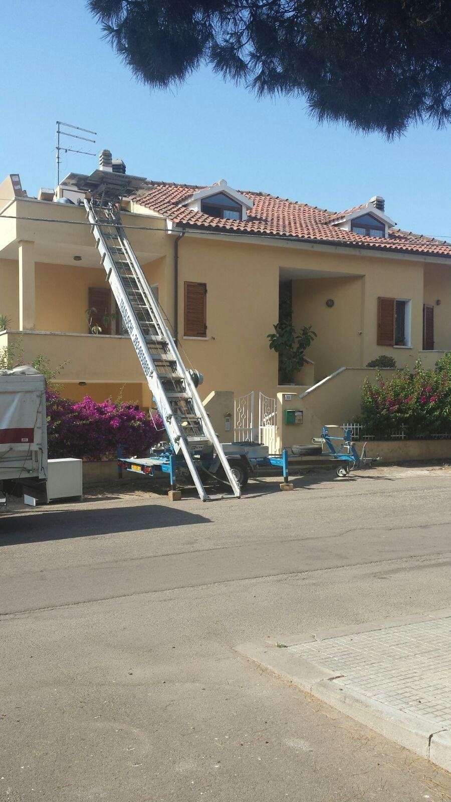 trasloco in una villa