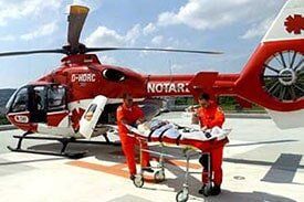 Patient on stretcher - Medical personnel in Upland, CA Patient on stretcher - Medical personnel in Upland, CA