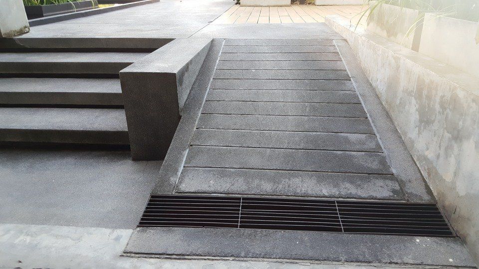 Rampa e scalinata