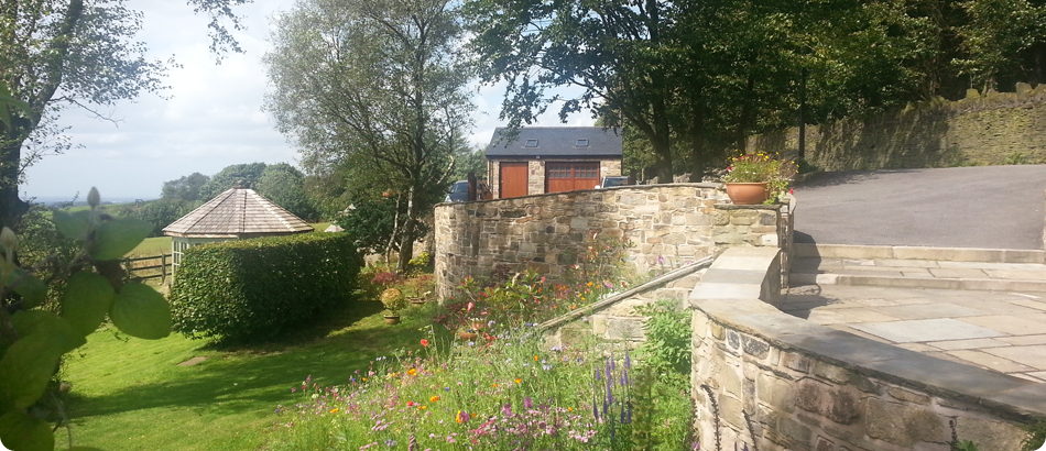 Large stone wall