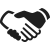 Shaking hands icon
