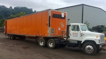 Orange Truck  - recycling center in Pittsburgh, PA
