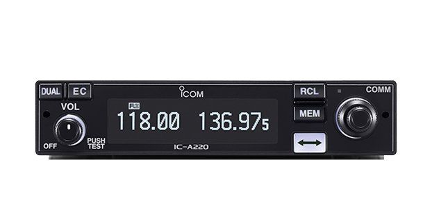 IC-A220 TSO Airband Tranceiver
