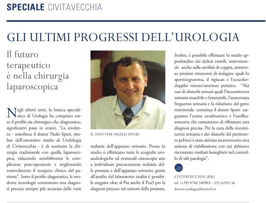 Articolo sul dott. Spuri