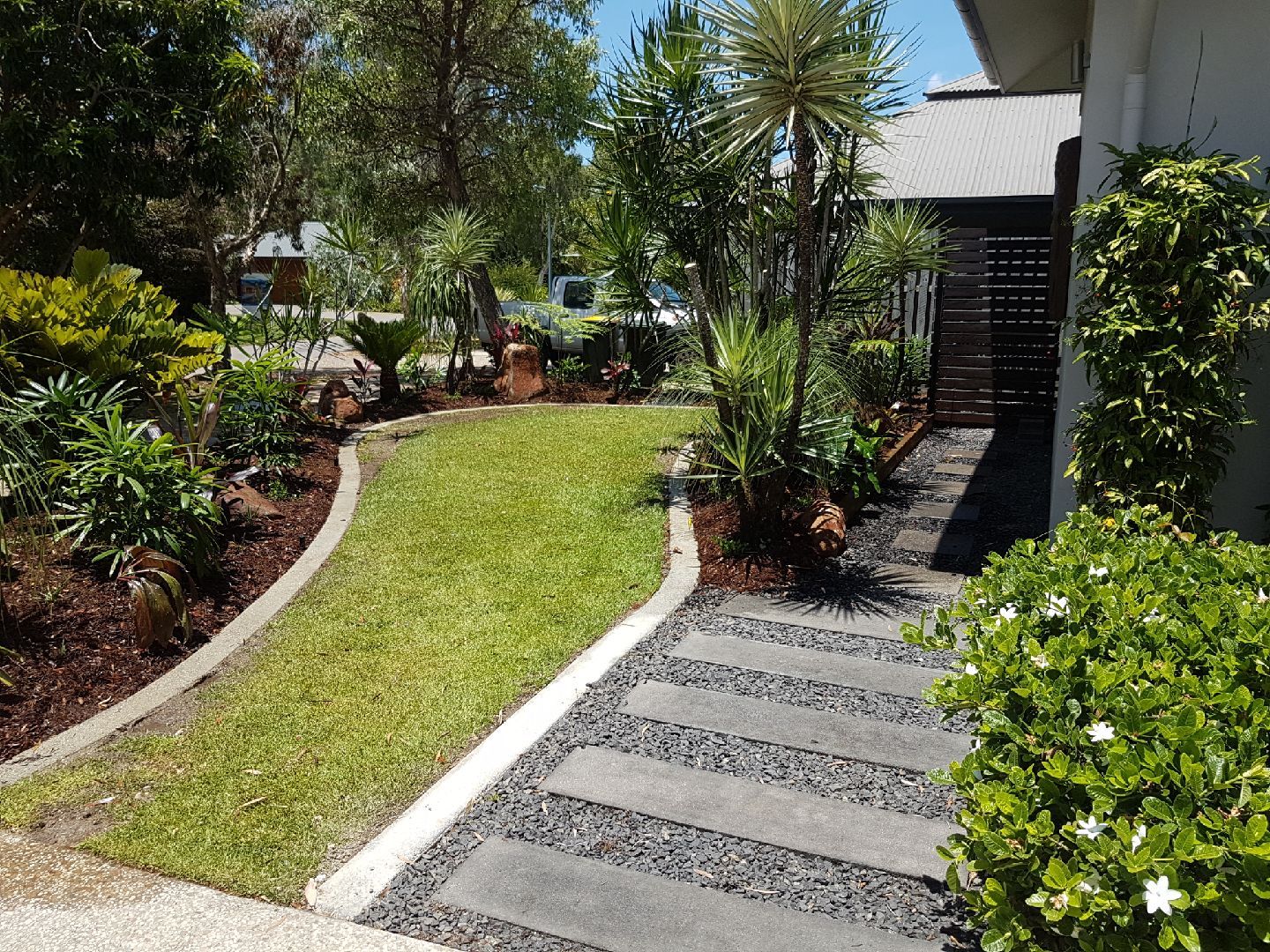 Landscapes House Entryway — Bruce Jackman’s Advanced Landscapes in Cairns, QLD