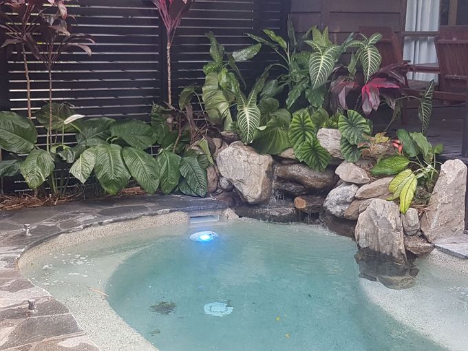 Water Feature In Pond — Bruce Jackman’s Advanced Landscapes in Cairns, QLD Water Feature In Pond — Bruce Jackman’s Advanced Landscapes in Cairns, QLD