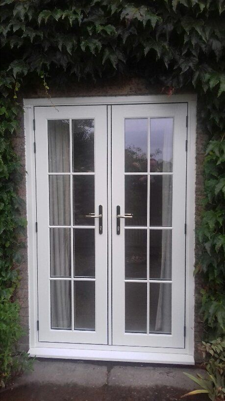 White rear door