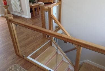 Staircase glass