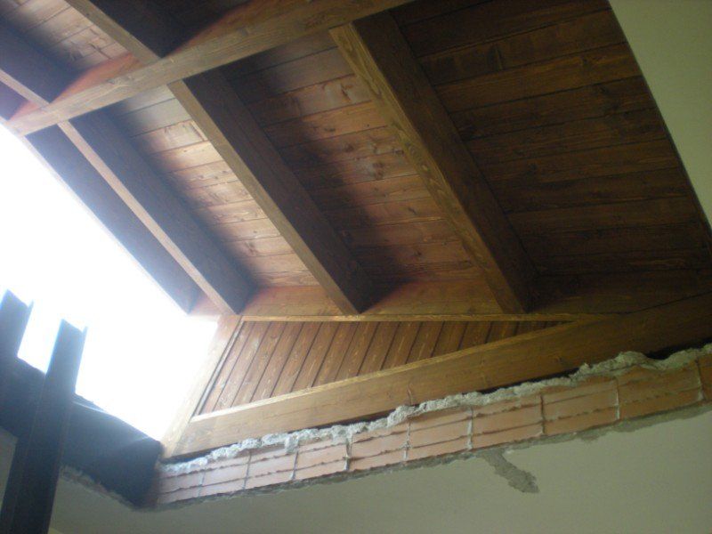 copertura in legno lamellare