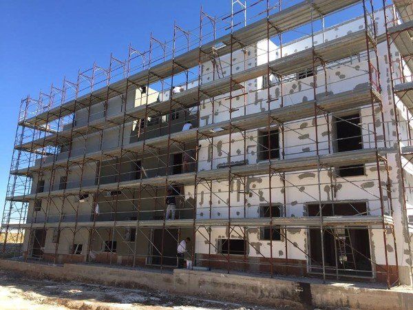costruzione di palazzine residenziali