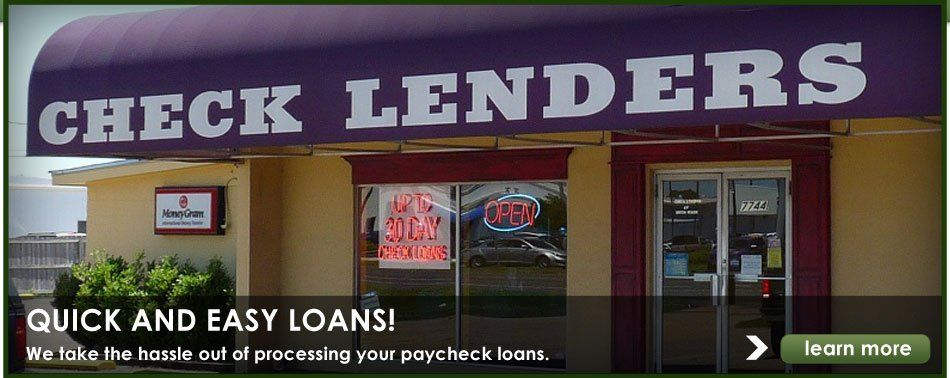 Check Lenders storefront with 