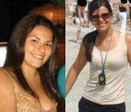 Valentina prima e dopo trattamento dimagrante