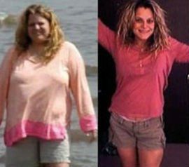 Silvia prima e dopo trattamento dimagrante