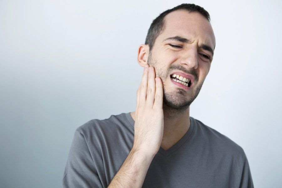 man with TMJ problems visiting our office in Florence, KY