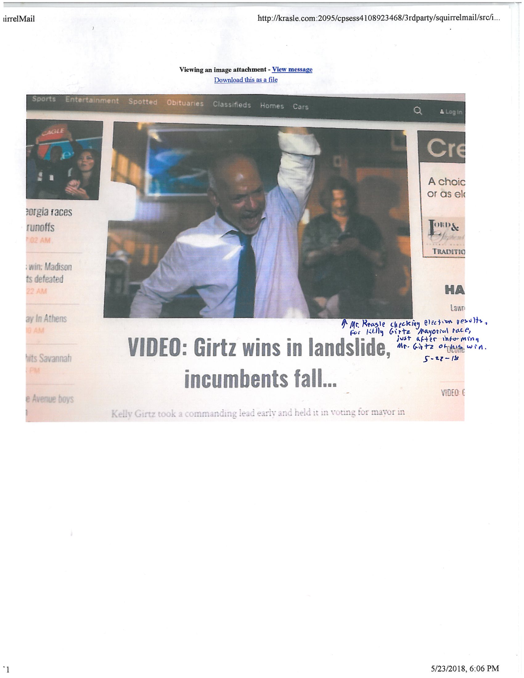 Girtz Wins — Watkinsville, GA — Law Offices of Eric K. Krasle