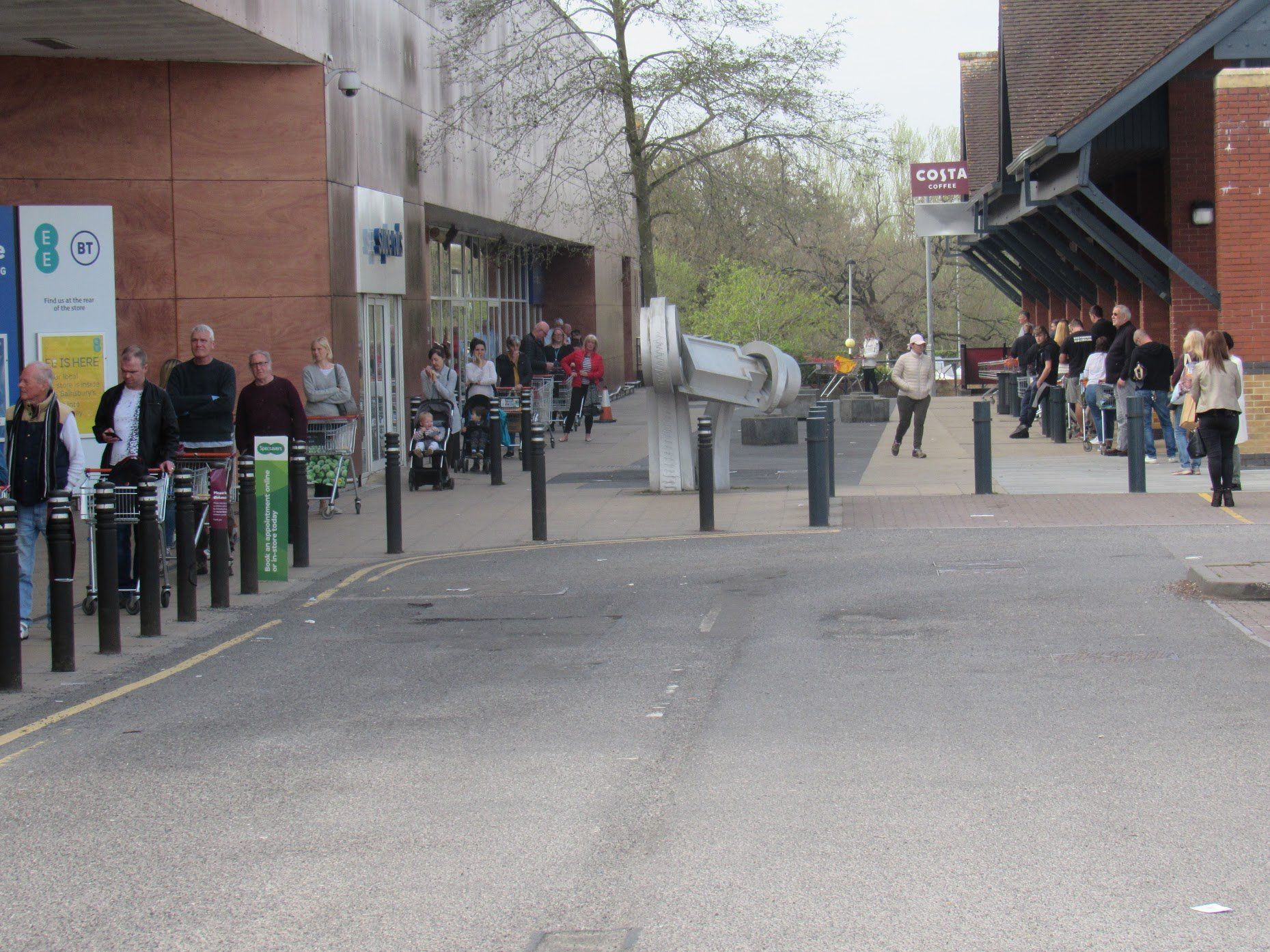 Queuing for Sainsbury's