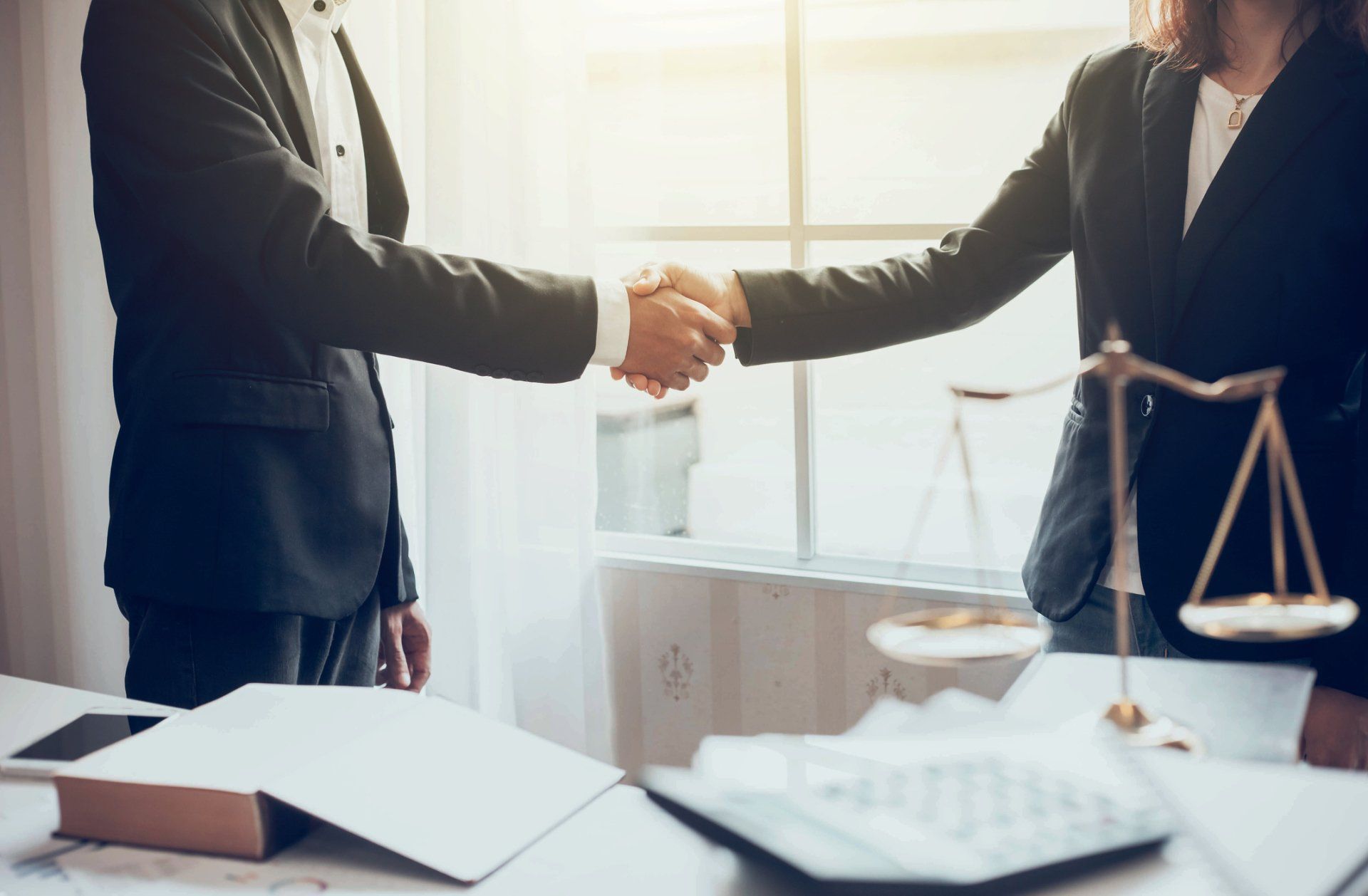 Shaking Hands — Butler, PA — Katrine M. Erie Attorney at Law Shaking Hands — Butler, PA — Katrine M. Erie Attorney at Law