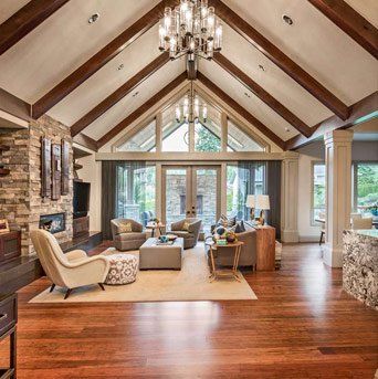 Home with Double Glazed Windows great room