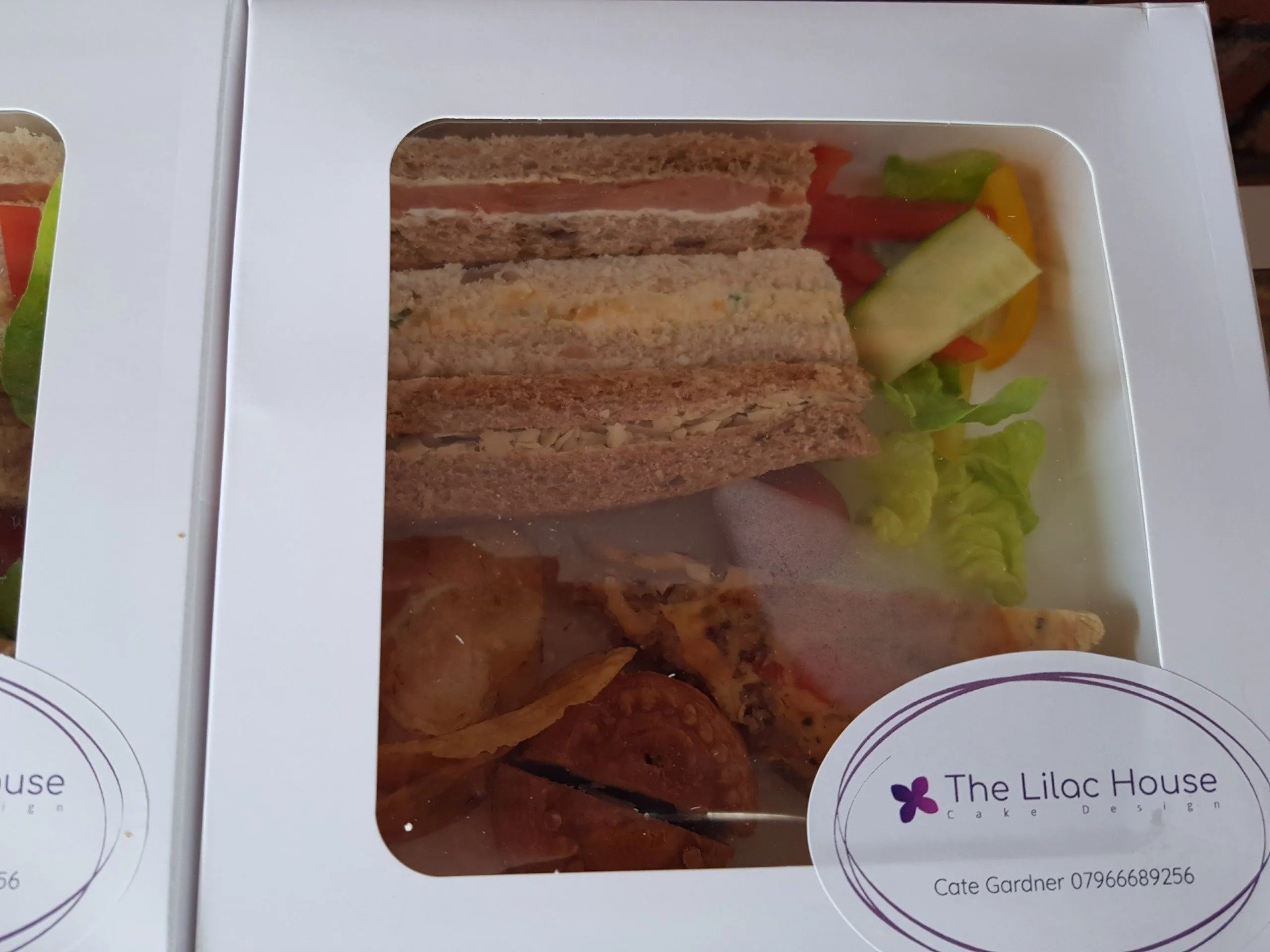 Picnic lunch in box