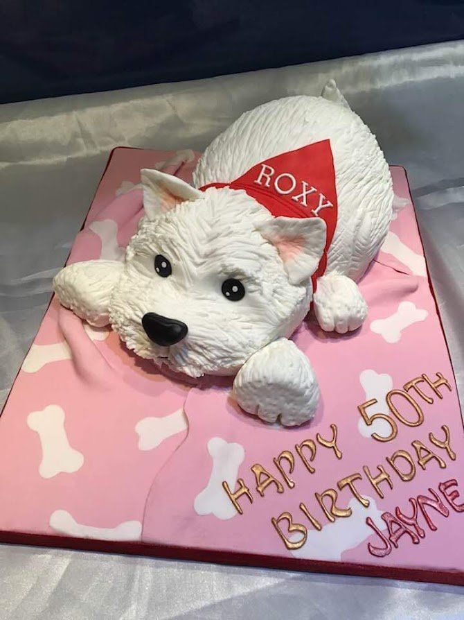 West Highland Terrier 'Westie' Cake