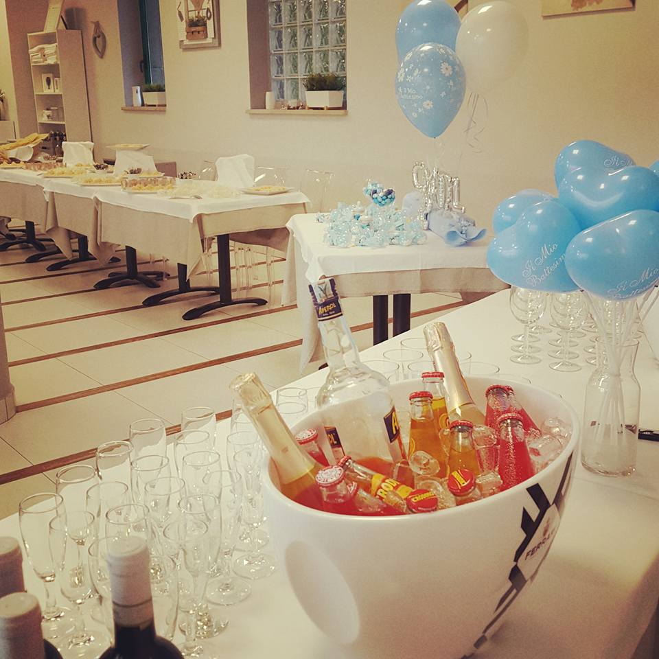 Festa di compleanno in un ristorante