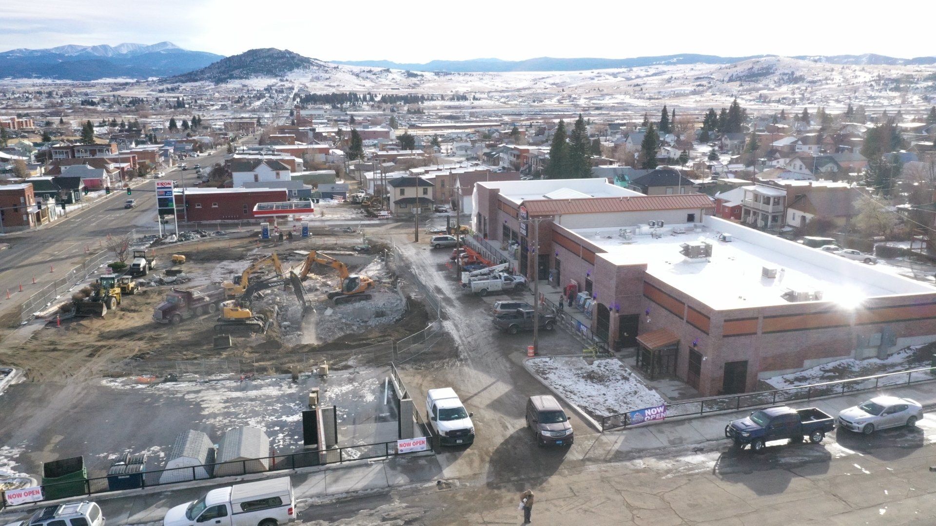 aerial view of city