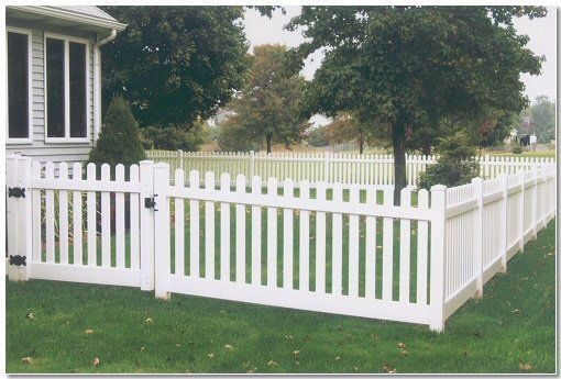 White Fencing of Private Property — Green, OH — Big John Fence Company
