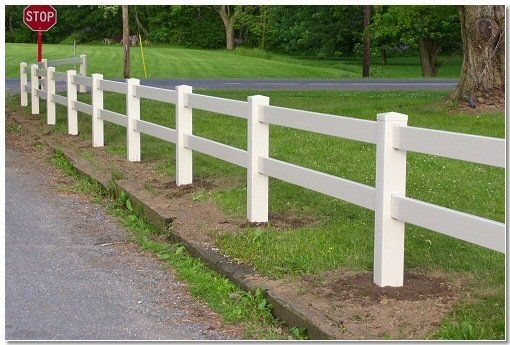 Boundary Fence White Slats — Green, OH — Big John Fence Company