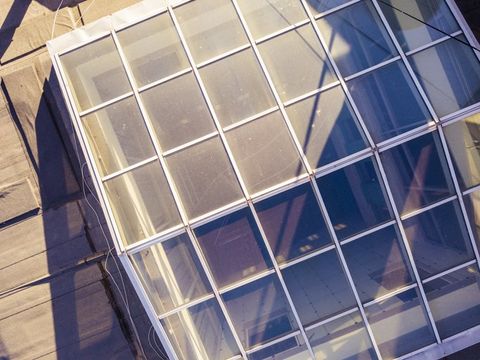 Industrial Roof — Overhead View of Building Roof in Evansville, IN