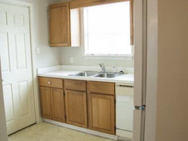 Kitchen with double sink