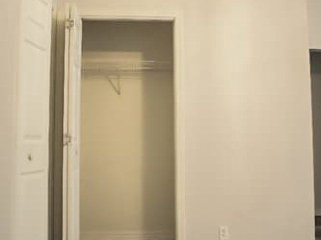 Bedroom with closet