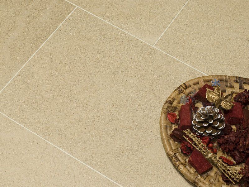 Brushed tile
