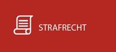 A red background with the word strafrecht on it.