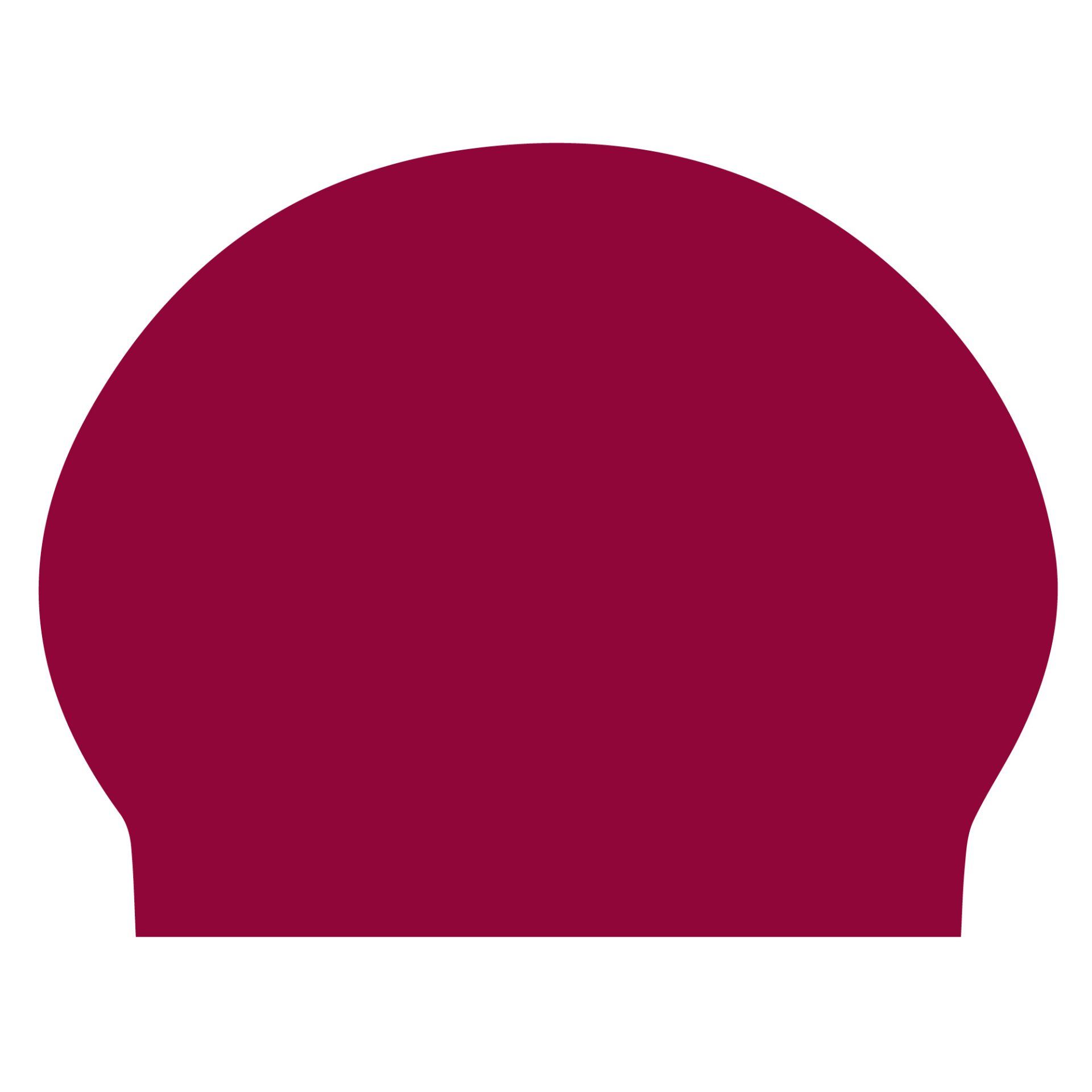 A purple circle on a white background